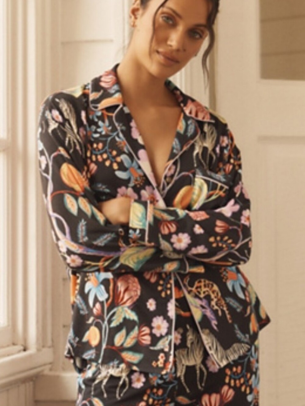 NWT The Lyrebird ModaLuxe Long-Sleeve Pyjama Shirt